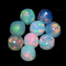 Natural Ethiopian opal 3mm round cabochon